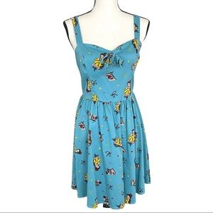 SOLD! Disney Rockabilly Belle Beauty and the Beast Dress Tattoo Retro